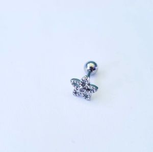 16g flower Tragus helix conch cartilage piercing